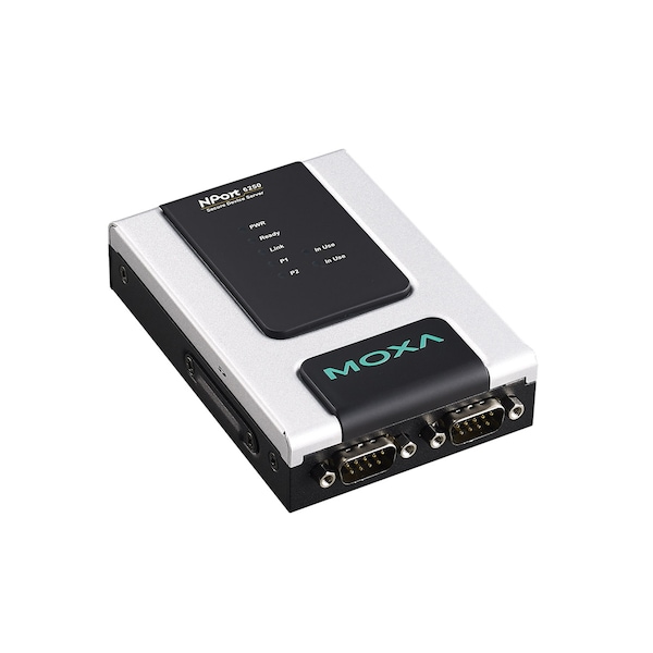 Moxa 2Ports Rs-232/422/485 Secure Device Server, 12-48V, W/ Adapter NPort 6250 - main